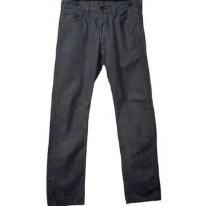 Levi's 513 Jeans Mens Size 32x31 Grey Slim Fit Low Rise Straight Leg Denim